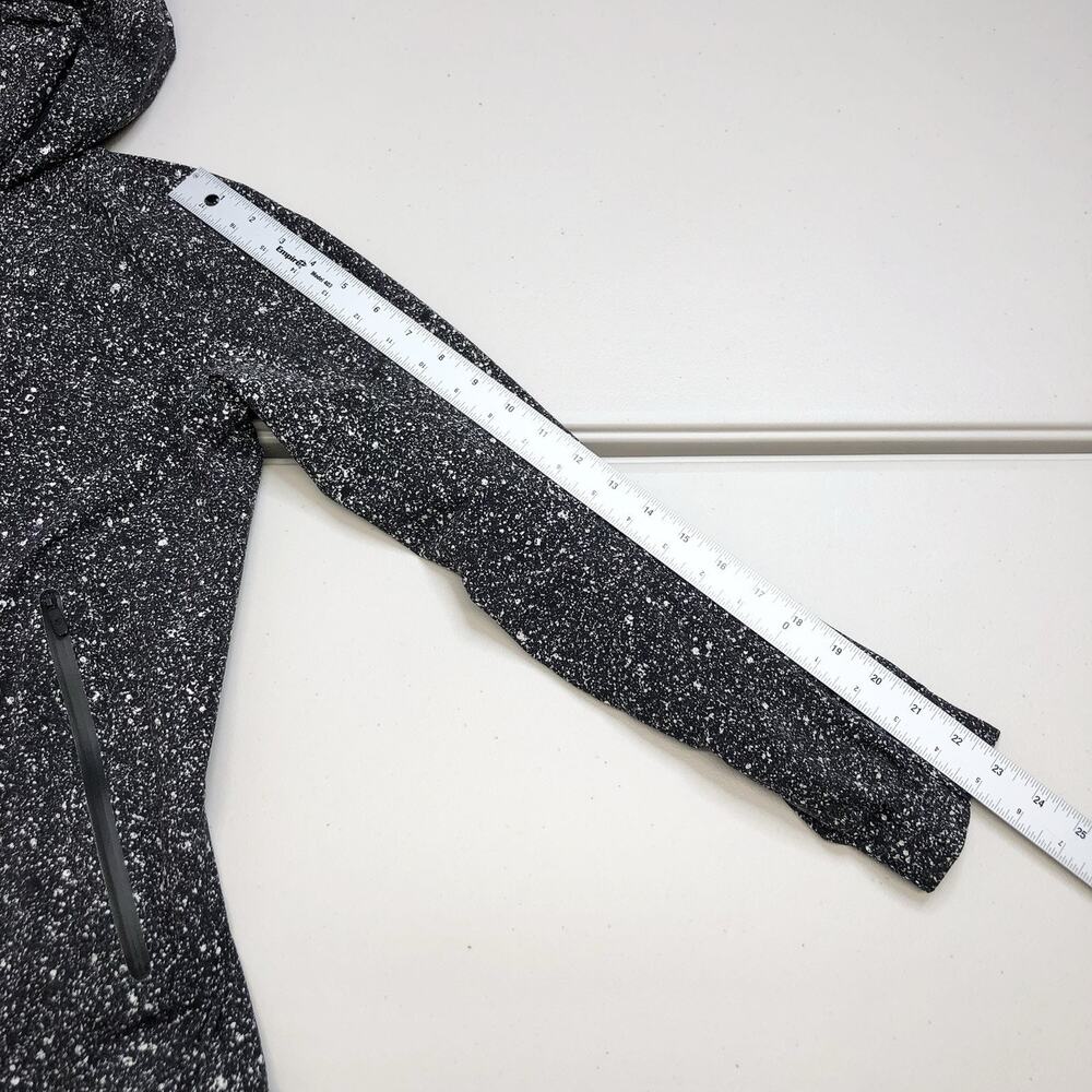 Lululemon Here To Move Jacket Sz 4 Luminesce Splatter White Black Hoodie LW4AMYS - Picture 4 of 12